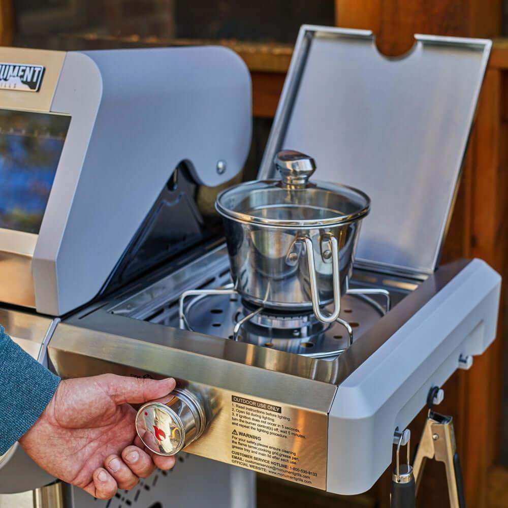 Mesa 415BZ | Stainless Propane Gas Grill - Skoutley Outdoors LLC