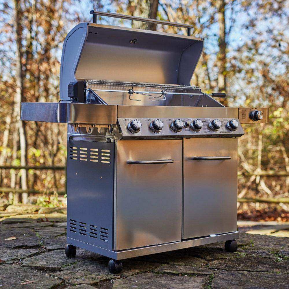 77352 | Full Stainless Propane Gas Grill - Skoutley Outdoors LLC