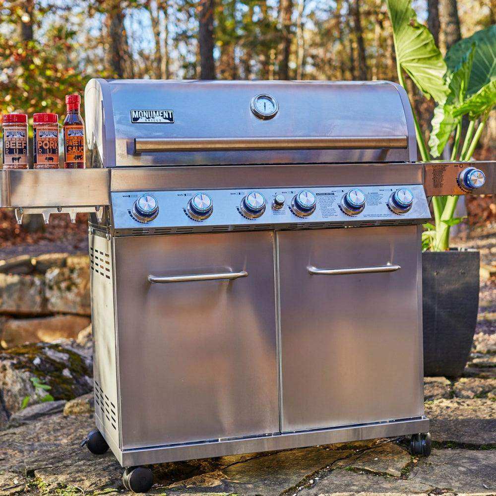 77352 | Full Stainless Propane Gas Grill - Skoutley Outdoors LLC