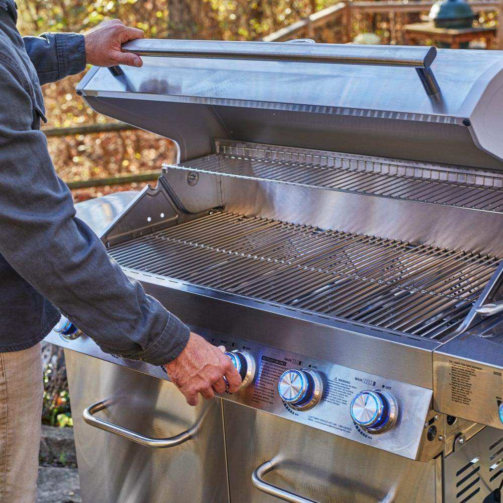 77352 | Full Stainless Propane Gas Grill - Skoutley Outdoors LLC