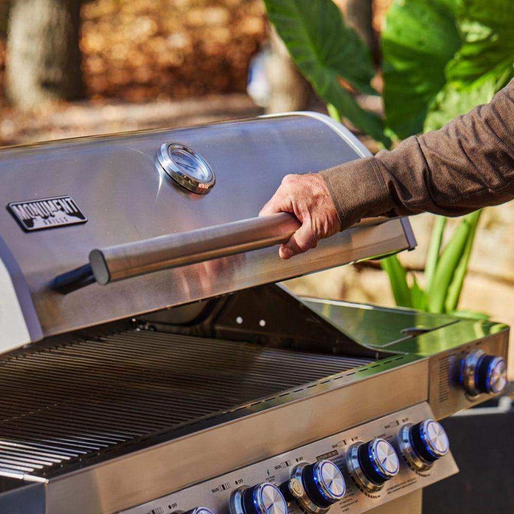 77352 | Full Stainless Propane Gas Grill - Skoutley Outdoors LLC