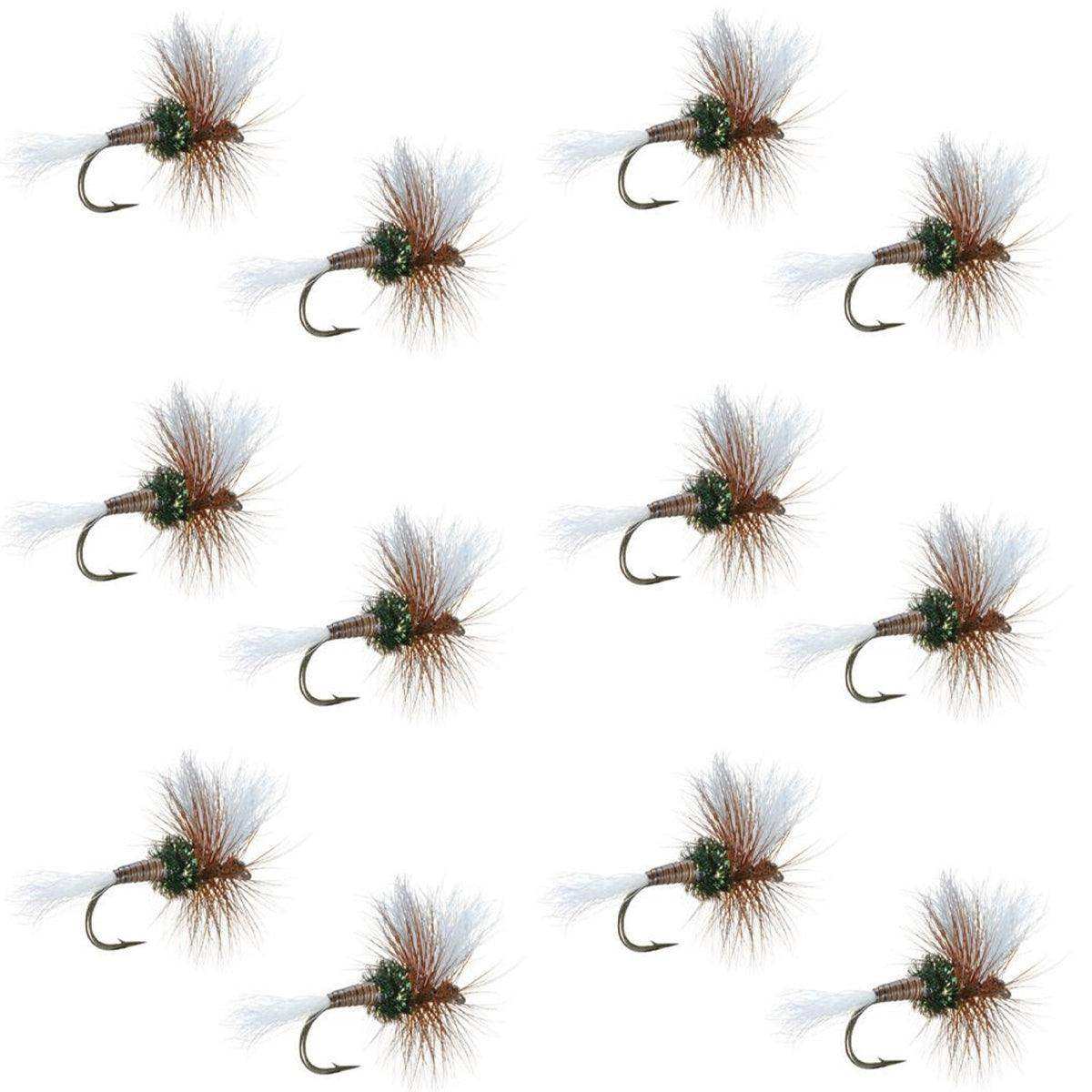 H & L Variant Classic Dry Fly - 1 Dozen Flies Hook Size 12 - Skoutley Outdoors LLC