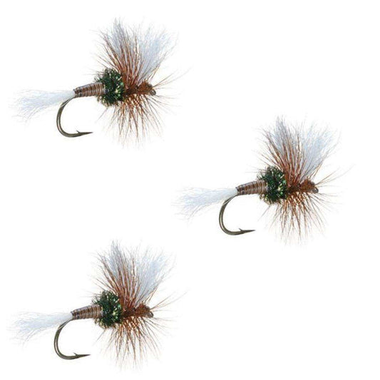 3 Pack H & L Variant Classic Dry Flies Hook Size 12 - Skoutley Outdoors LLC