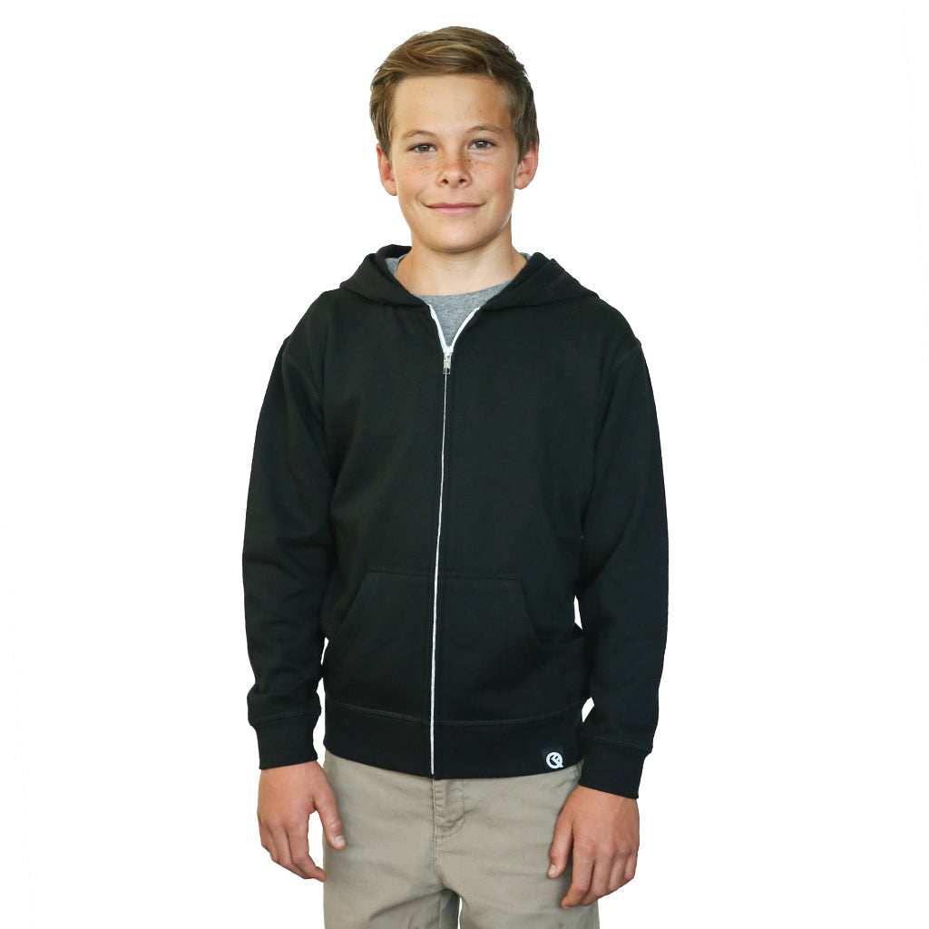 Kids' Hero Hoodie Lite (Black)