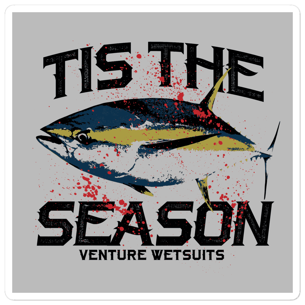 Tis The Season Ahi Sticker - Skoutley Outdoors LLC