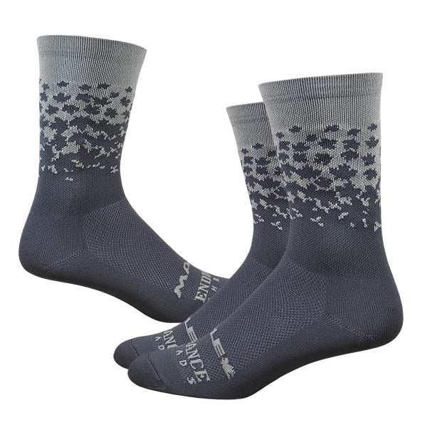 Maple LOTW 6" Race Sock - Cool Gray - Skoutley Outdoors LLC