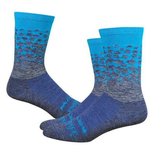 Maple LOTW Race Wool 6" Sock - Admiral/Process Blue - Skoutley Outdoors LLC