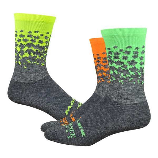 Maple LOTW Race Wool 6" Sock - Neons - Skoutley Outdoors LLC