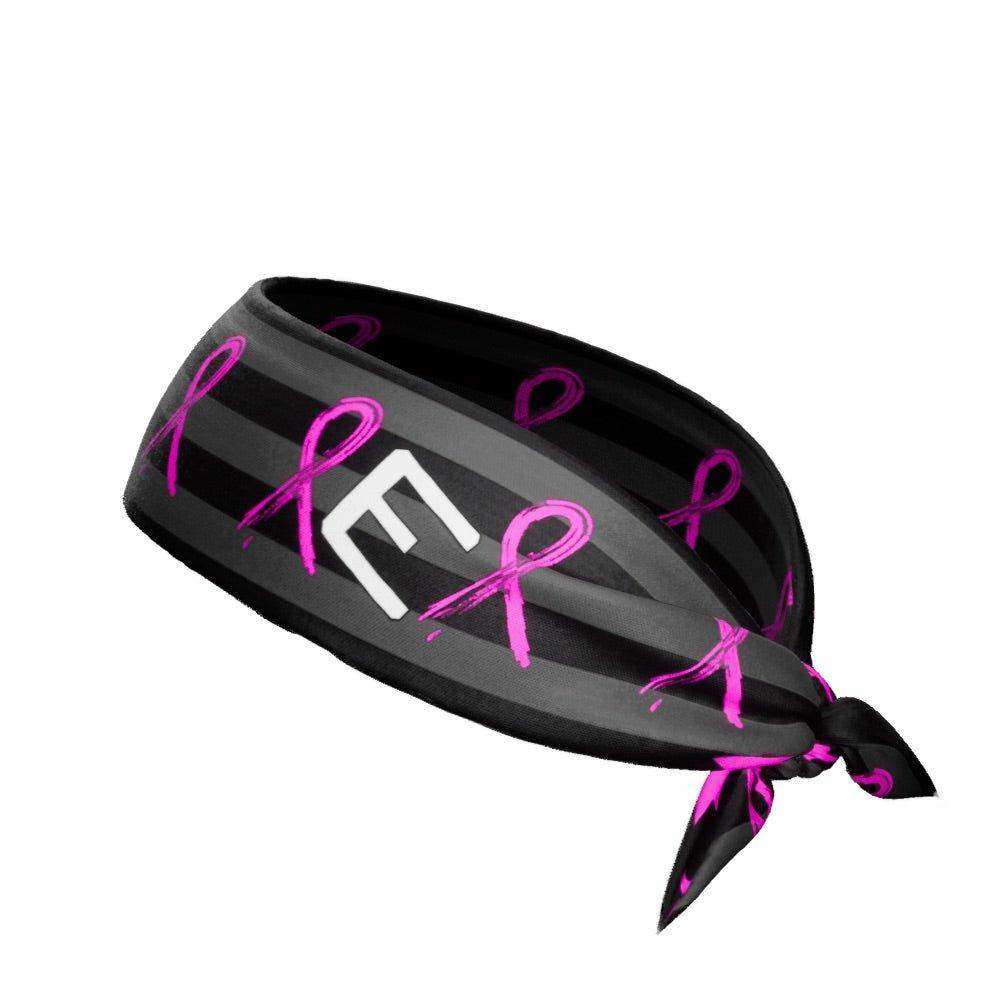 Shadow USA Flag - Breast Cancer Awareness Tie Headband - Skoutley Outdoors LLC