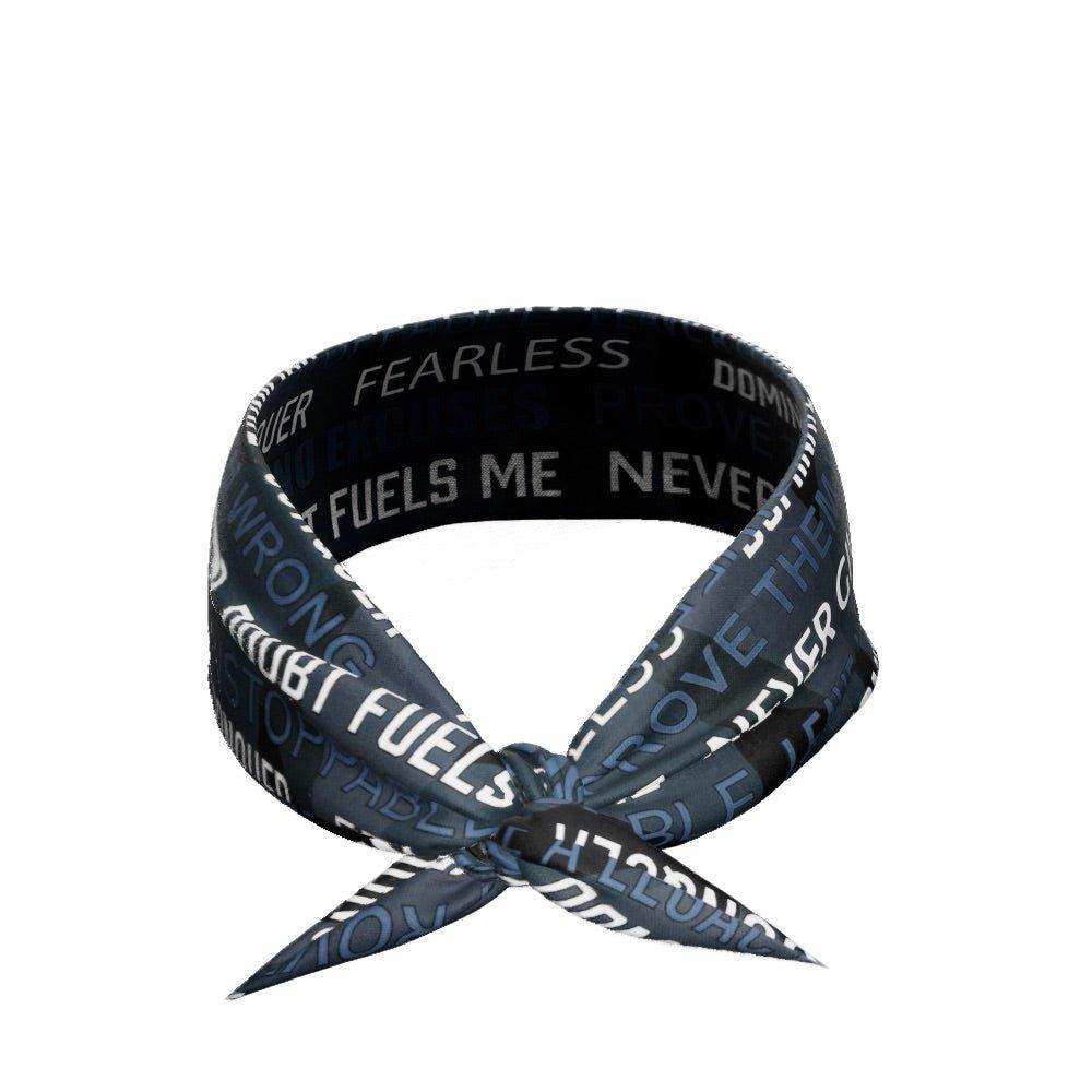 Dark Motivational Tie Headband - Skoutley Outdoors LLC