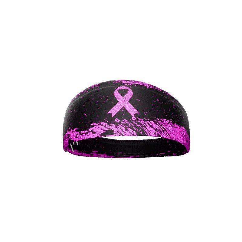 Pink Splattered Breast Cancer Headband - Skoutley Outdoors LLC