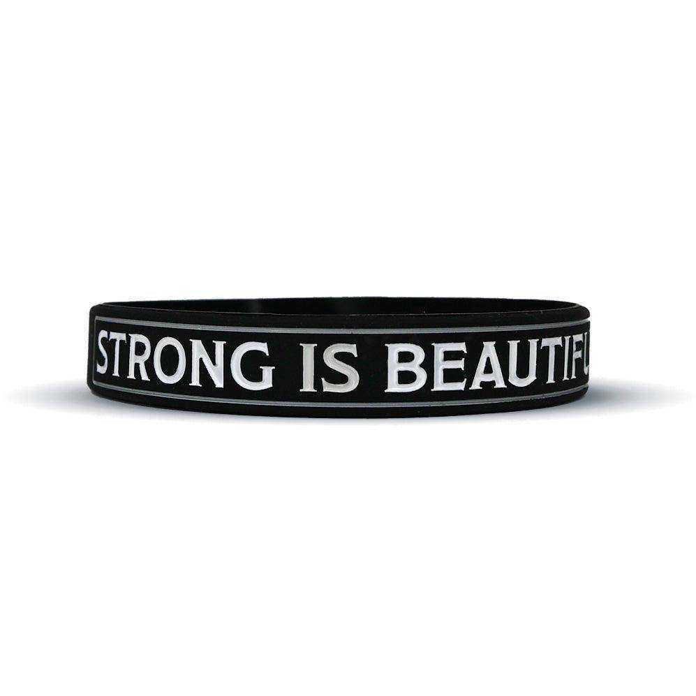 STRONG IS BEAUTIFUL Wristband - Skoutley Outdoors LLC