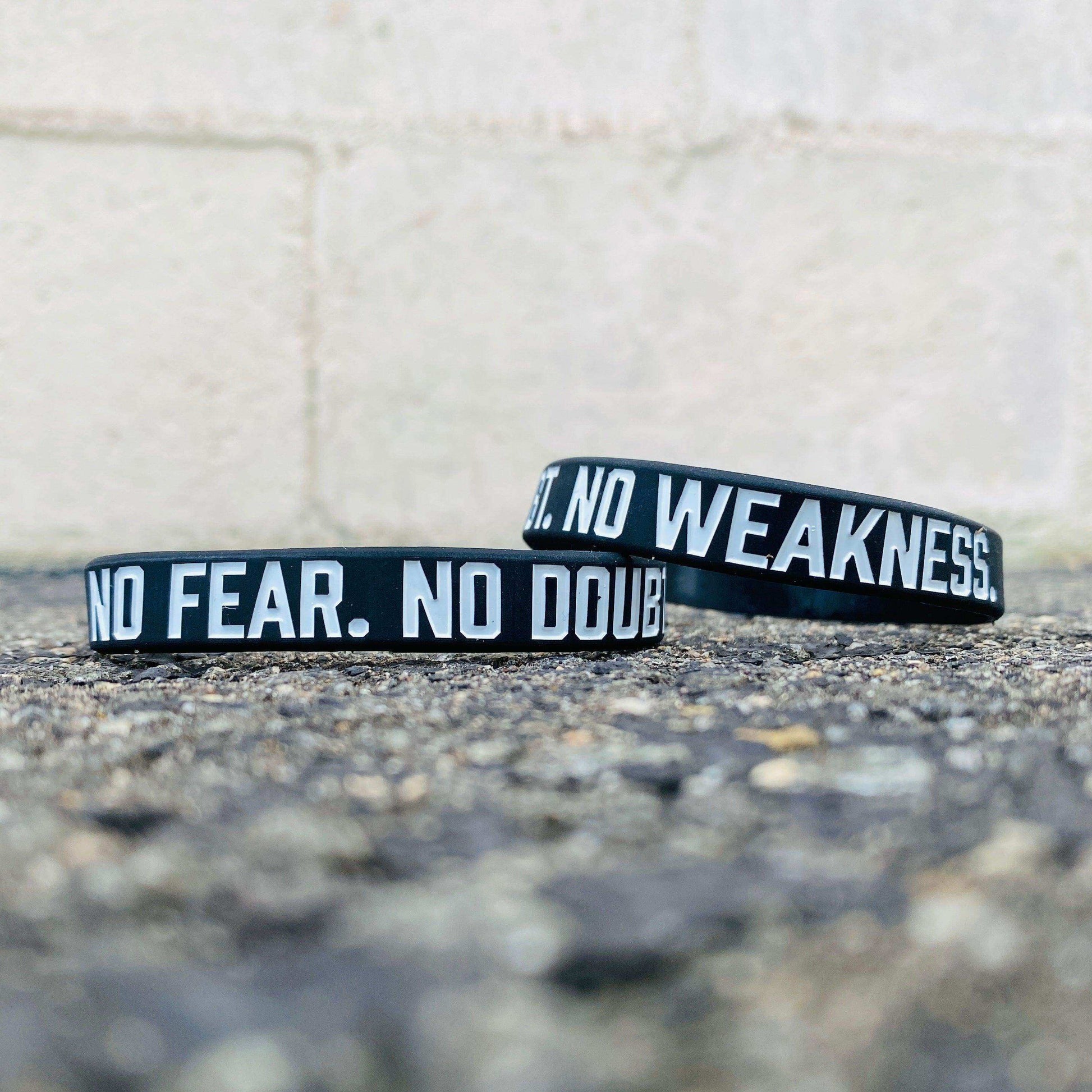 NO FEAR. NO DOUBT. NO WEAKNESS. Wristband - Skoutley Outdoors LLC