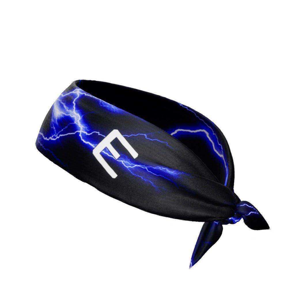 Blue Lightning Tie Headband - Skoutley Outdoors LLC