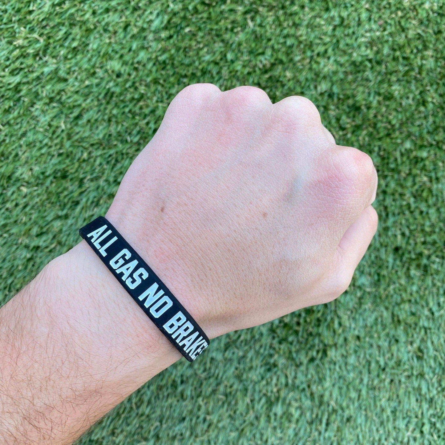 ALL GAS NO BRAKES Wristband - Skoutley Outdoors LLC