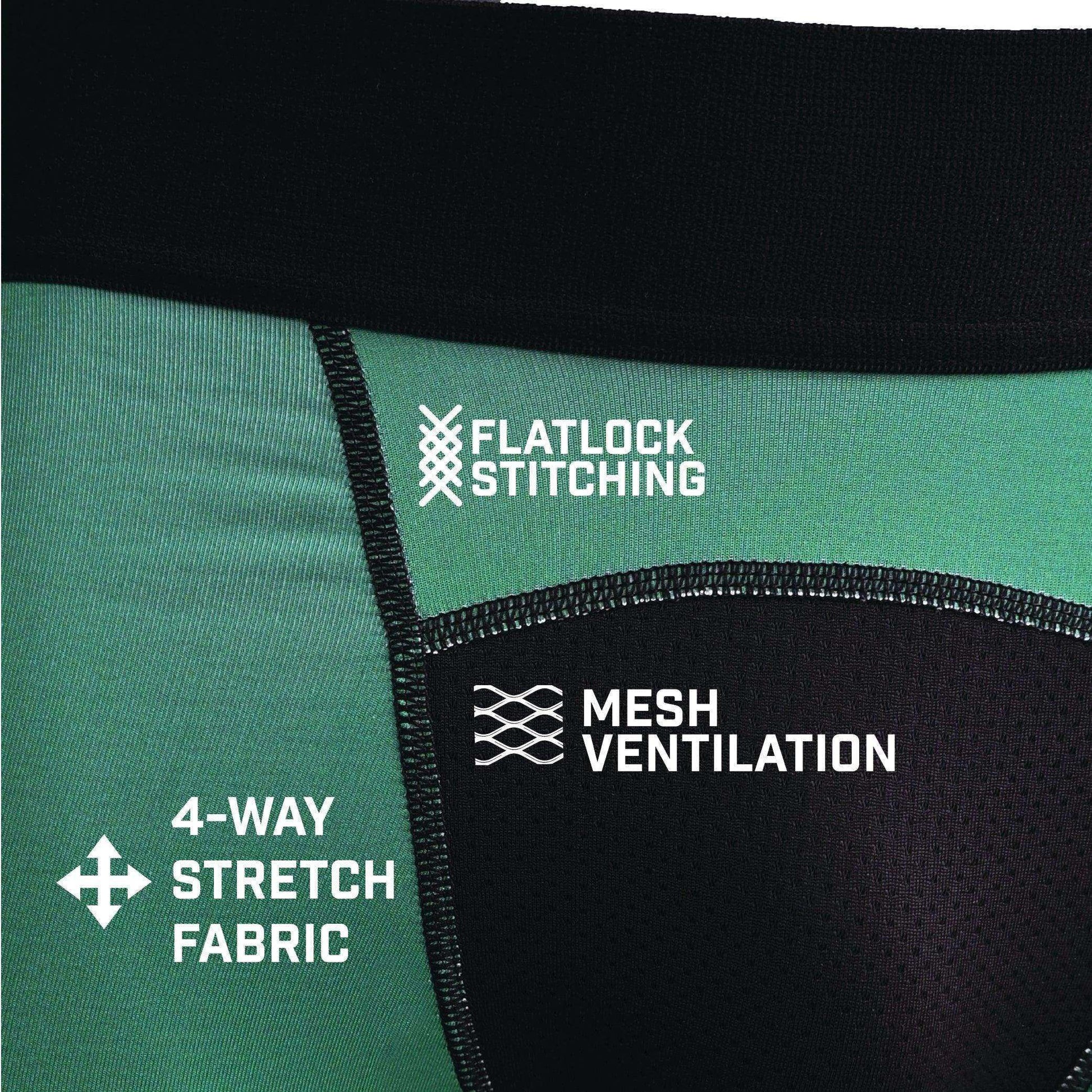 Green Compression Tights - Skoutley Outdoors LLC