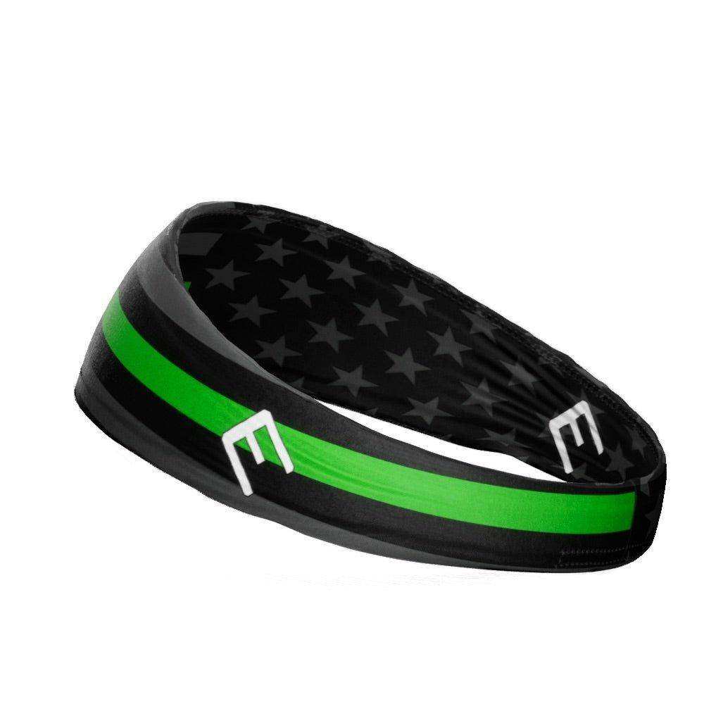 Thin Lime Green Line Headband - Skoutley Outdoors LLC