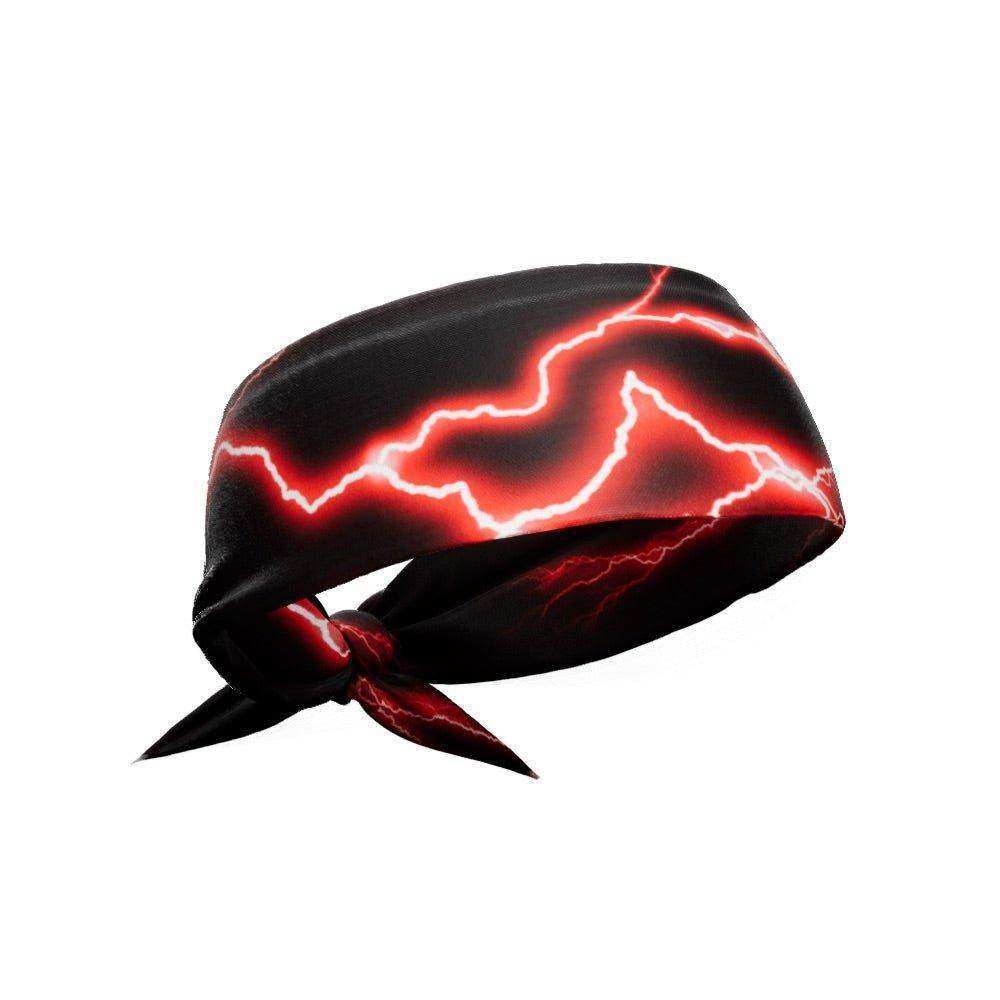 Red Lightning Tie Headband - Skoutley Outdoors LLC