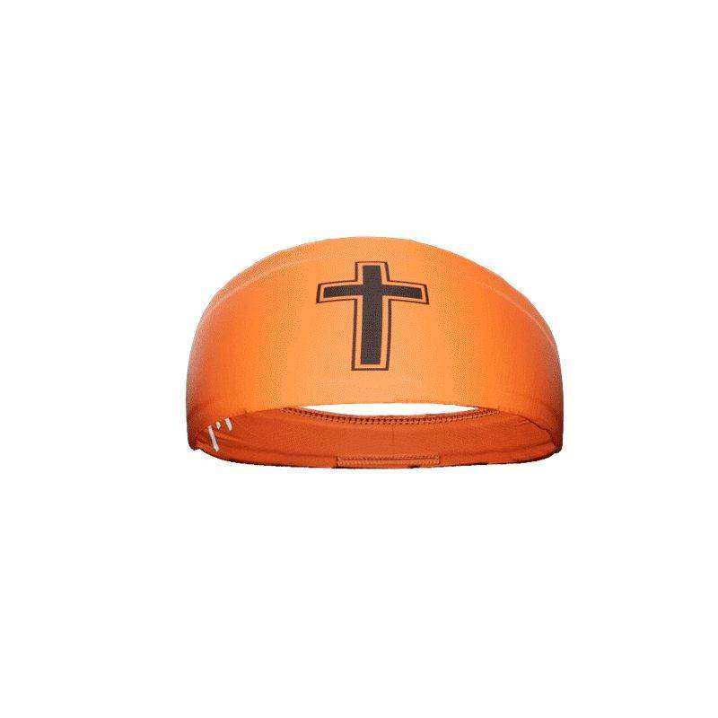 Faith Cross Orange Headband - Skoutley Outdoors LLC