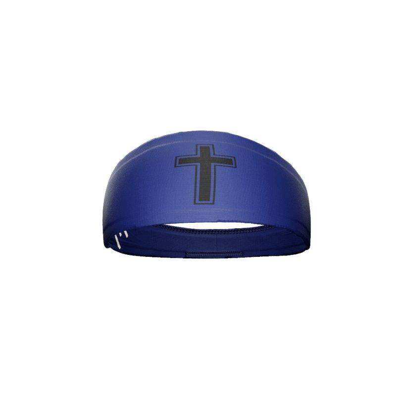 Faith Cross Navy Headband - Skoutley Outdoors LLC