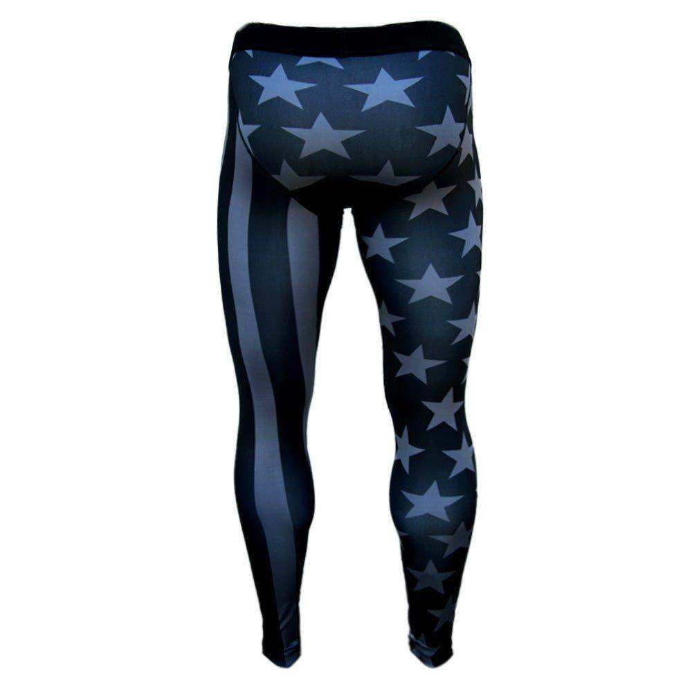 Thin Blue Line Compression Tights - Skoutley Outdoors LLC