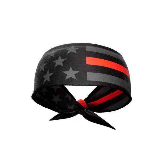 Thin Red Line Tie Headband - Skoutley Outdoors LLC