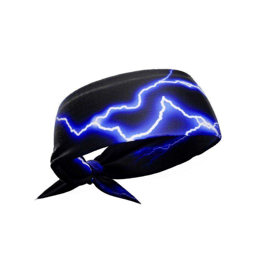 Blue Lightning Tie Headband - Skoutley Outdoors LLC