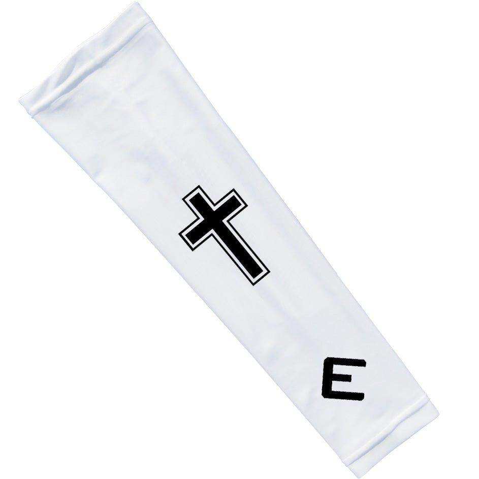 Faith Cross White Arm Sleeve - Skoutley Outdoors LLC