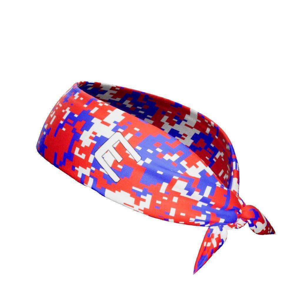 RWB Digi Camo Tie Headband - Skoutley Outdoors LLC