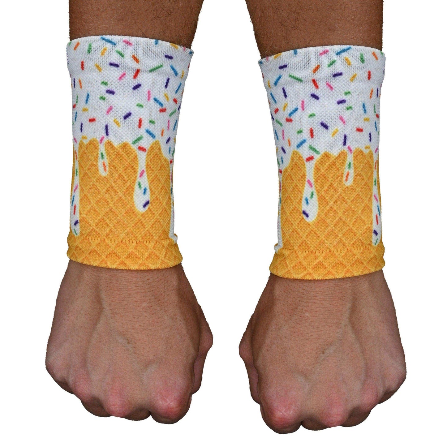 White Ice Cream Wrist Support Sleeves - Skoutley Outdoors LLC