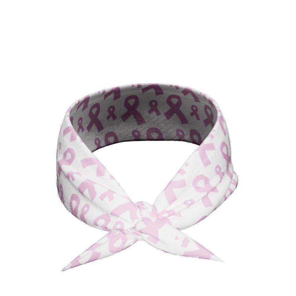 Breast Cancer Ribbons Tie Headband - Skoutley Outdoors LLC