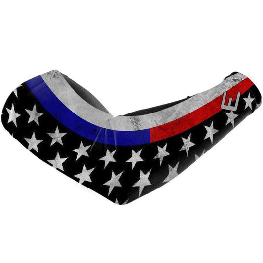 Thin Red & Blue Line Arm Sleeve - Skoutley Outdoors LLC