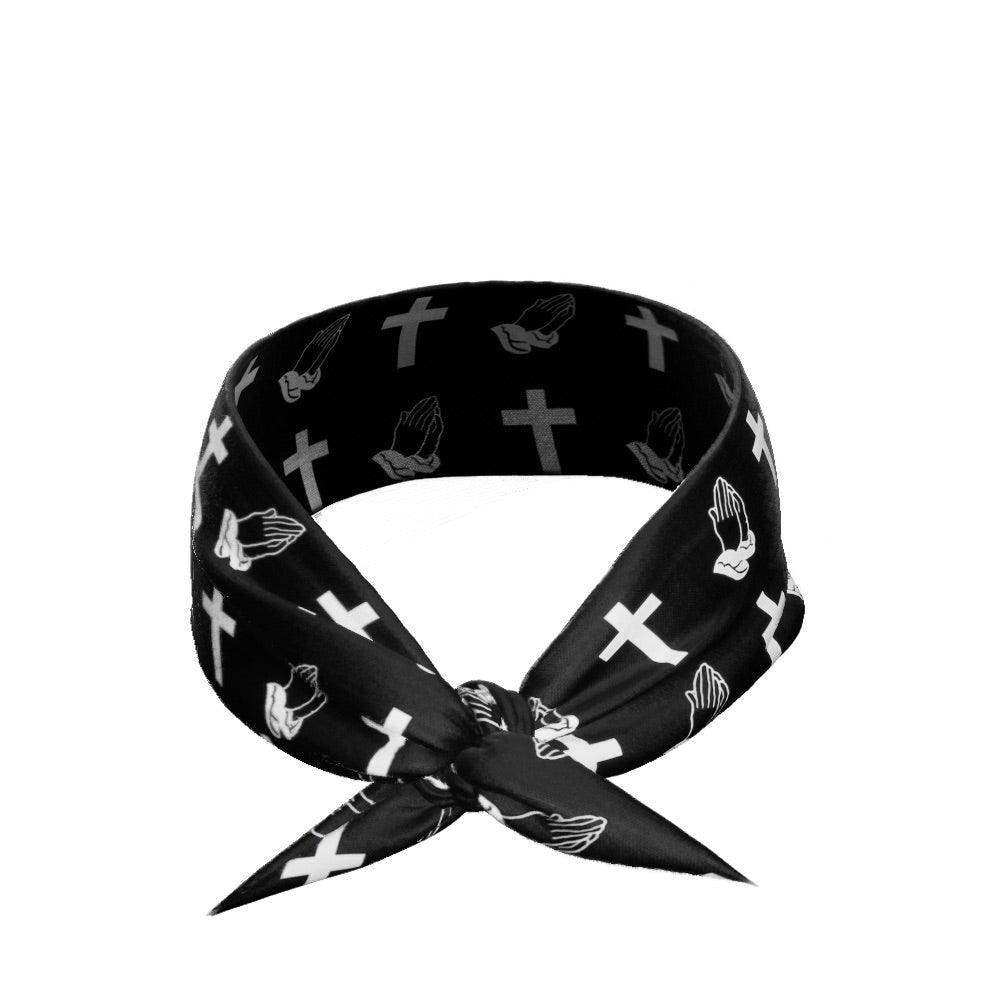 Praying Crosses Tie Headband - Skoutley Outdoors LLC