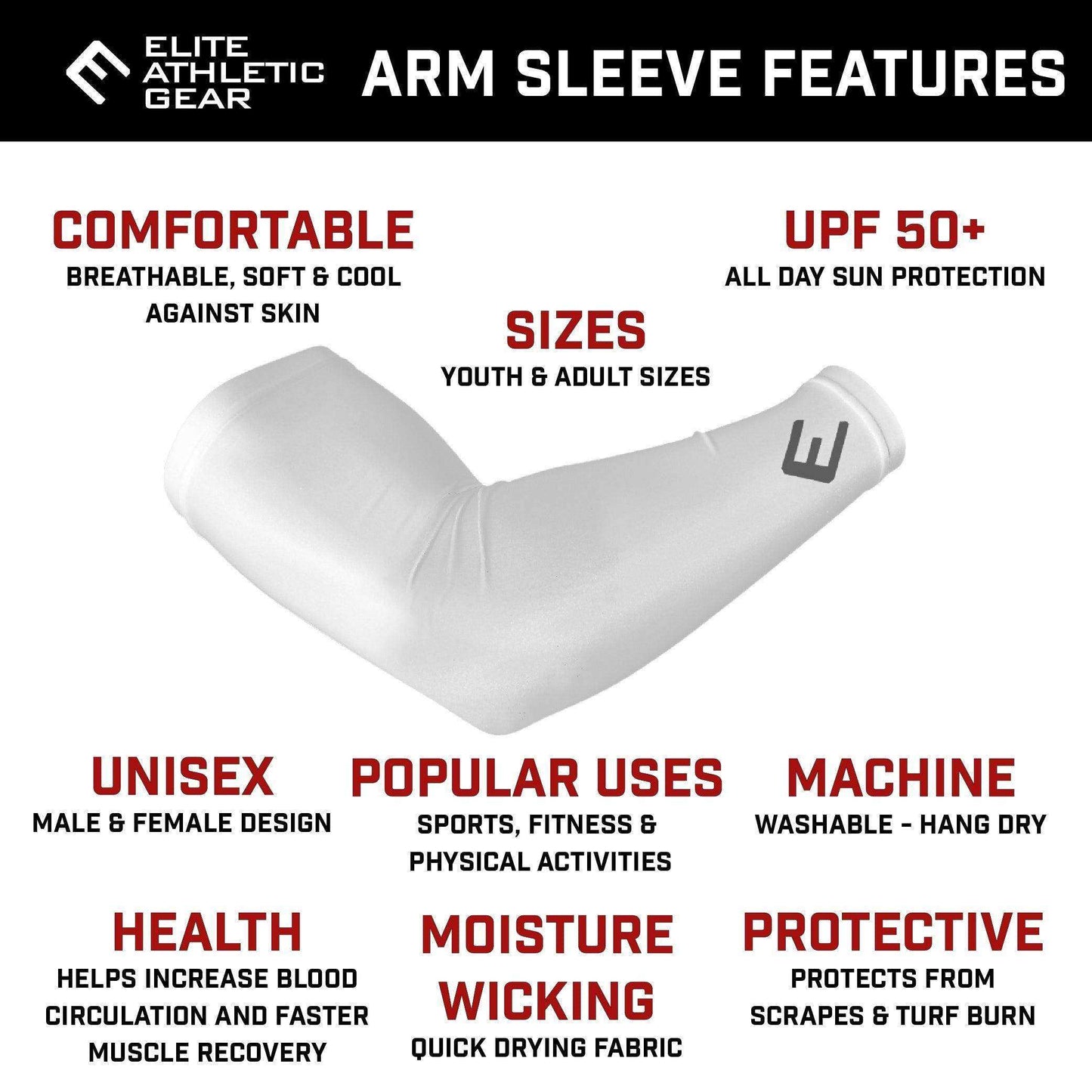 Red Faded Arm Sleeve - Skoutley Outdoors LLC