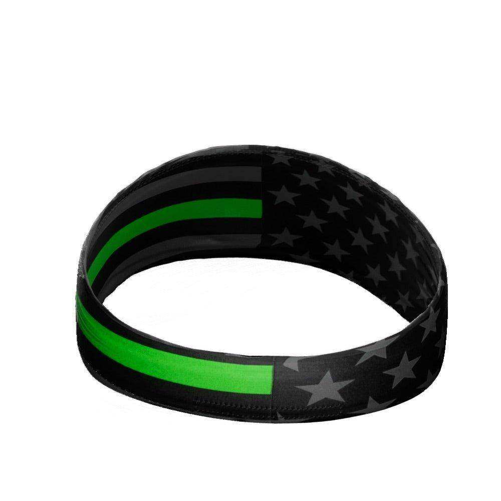 Thin Lime Green Line Headband - Skoutley Outdoors LLC