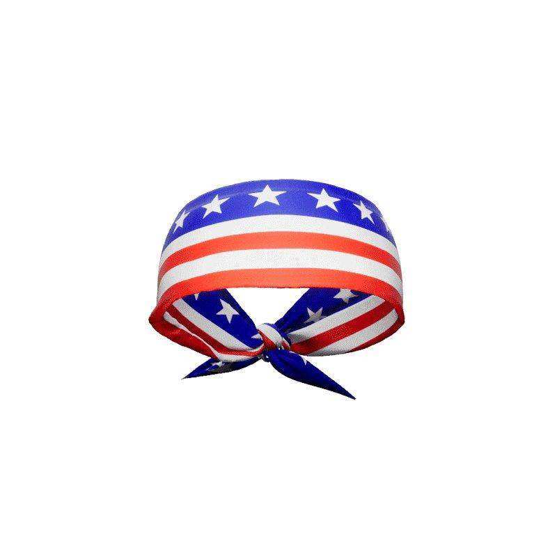 Stars & Stripes Tie Headband - Skoutley Outdoors LLC