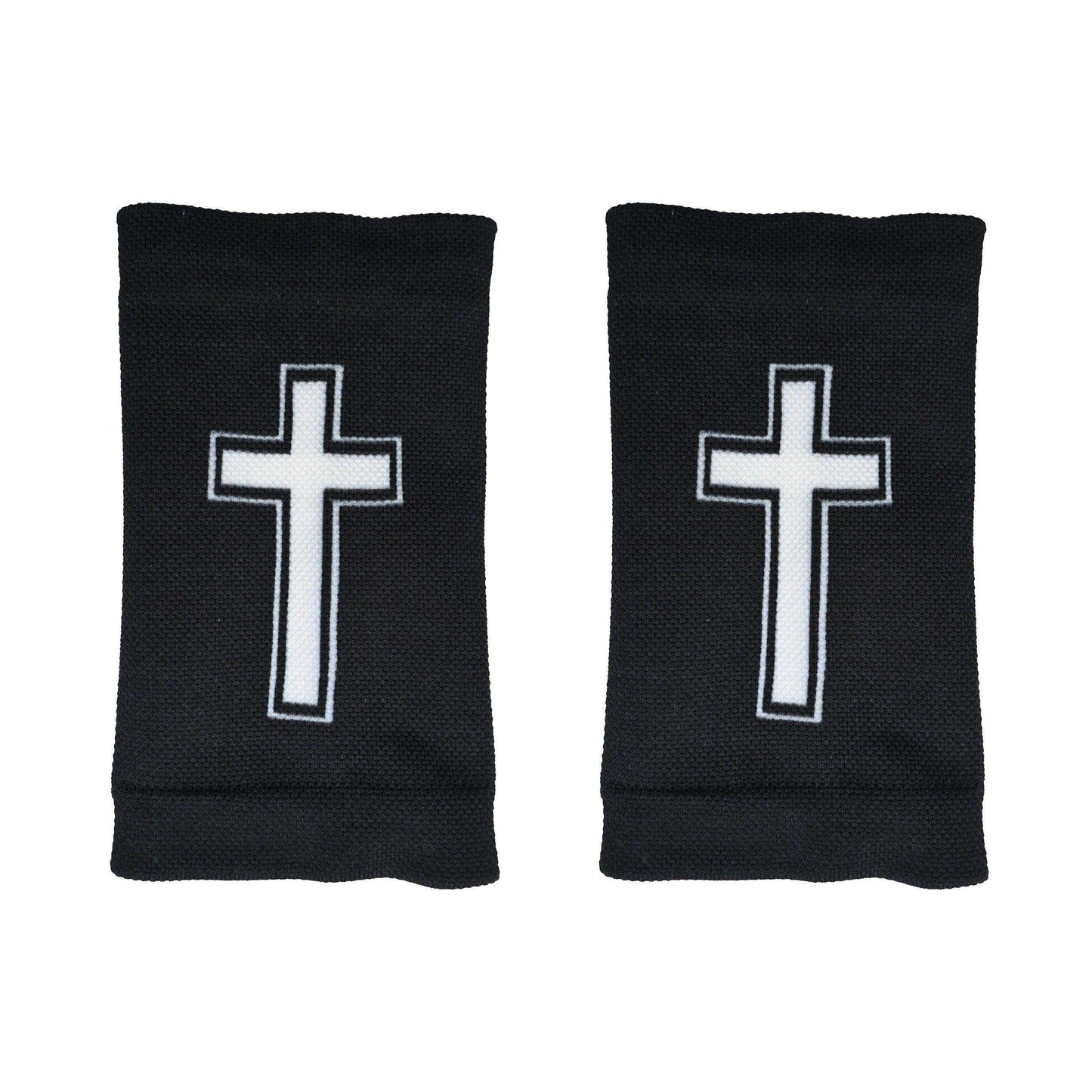 Faith Cross Black Wrist Support Sleeves - Skoutley Outdoors LLC