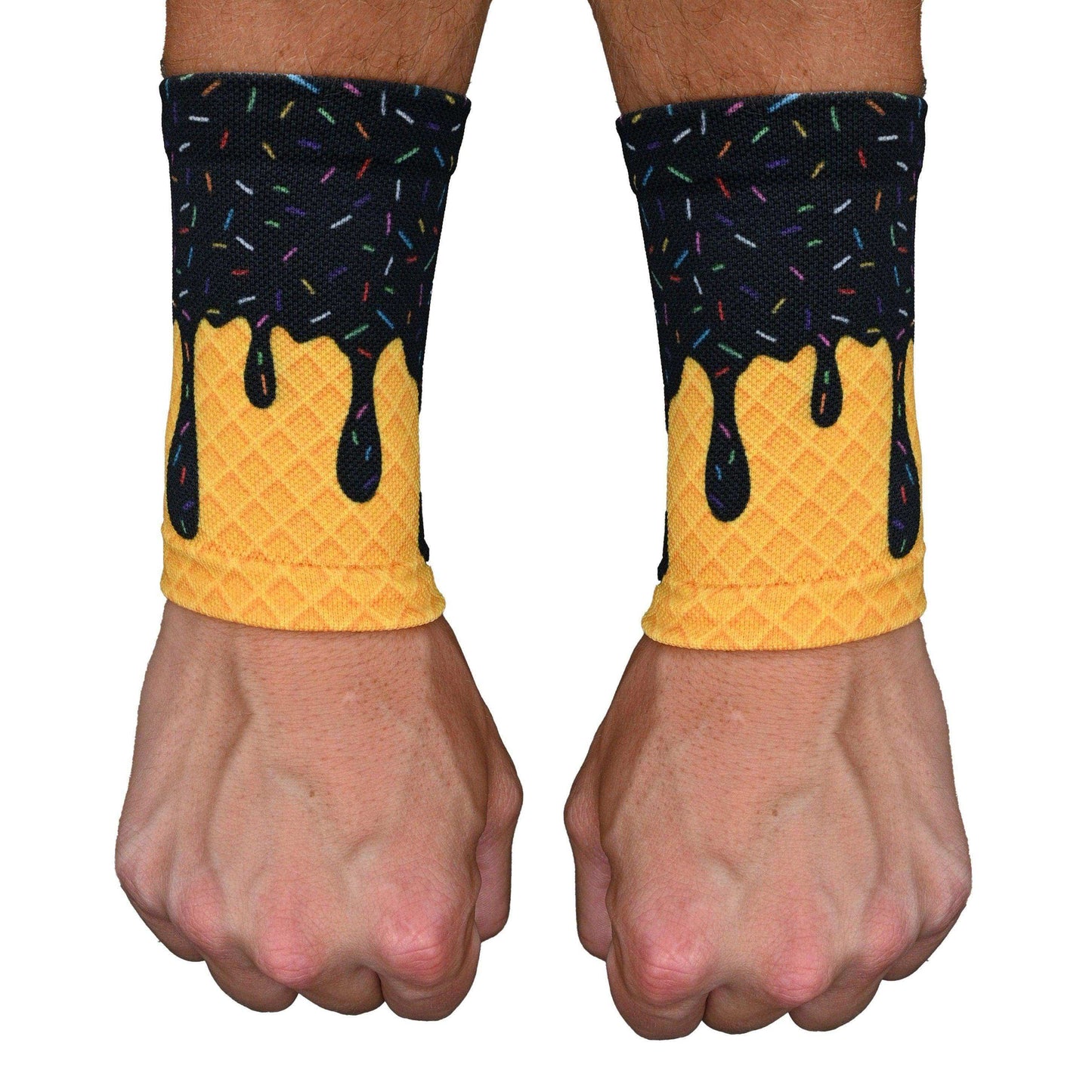 Black Ice Cream Wrist Support Sleeves - Skoutley Outdoors LLC