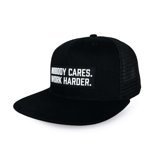 Nobody Cares. Work Harder. Trucker Hat - Skoutley Outdoors LLC