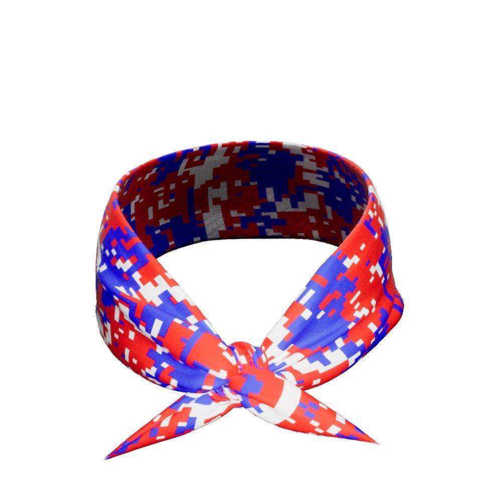 RWB Digi Camo Tie Headband - Skoutley Outdoors LLC