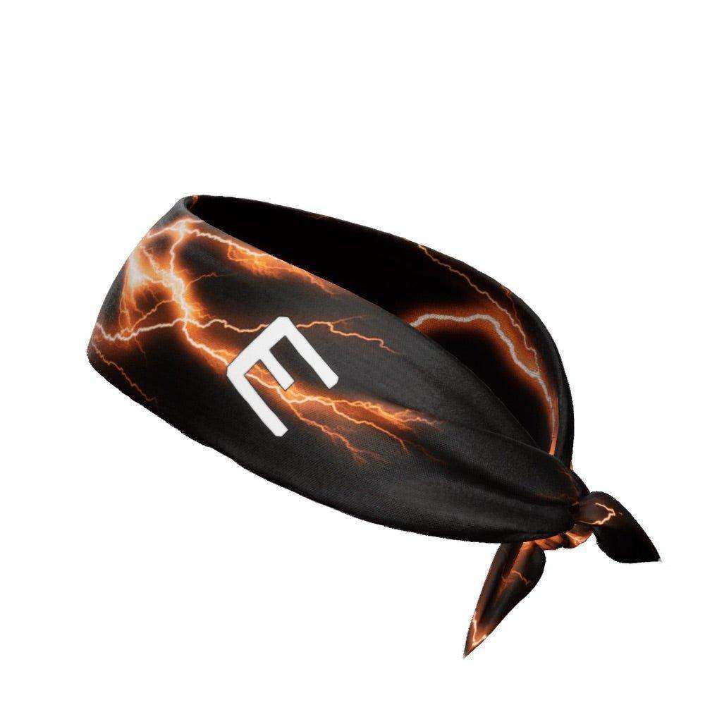 Orange Lightning Tie Headband - Skoutley Outdoors LLC