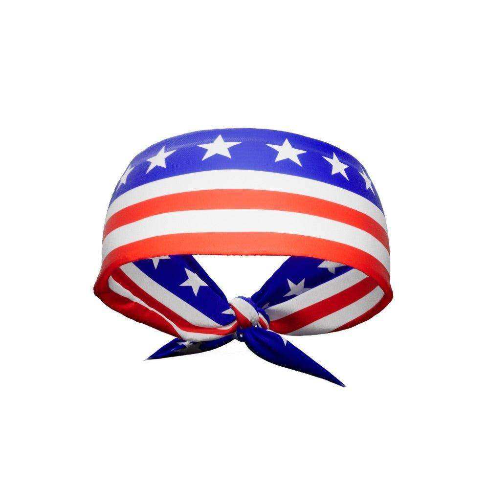 Stars & Stripes Tie Headband - Skoutley Outdoors LLC