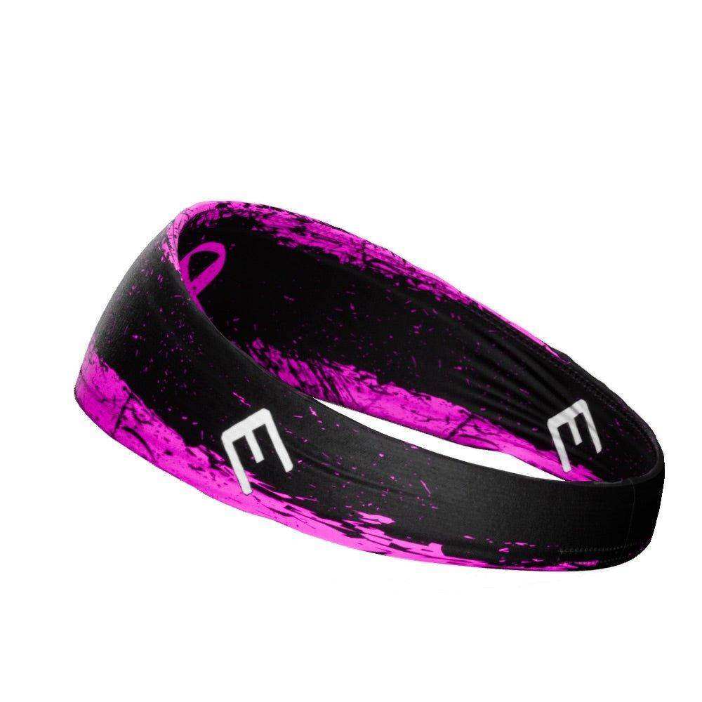 Pink Splattered Breast Cancer Headband - Skoutley Outdoors LLC