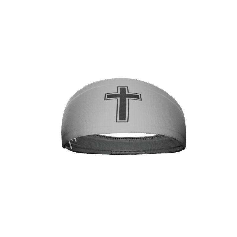 Faith Cross Grey Headband - Skoutley Outdoors LLC