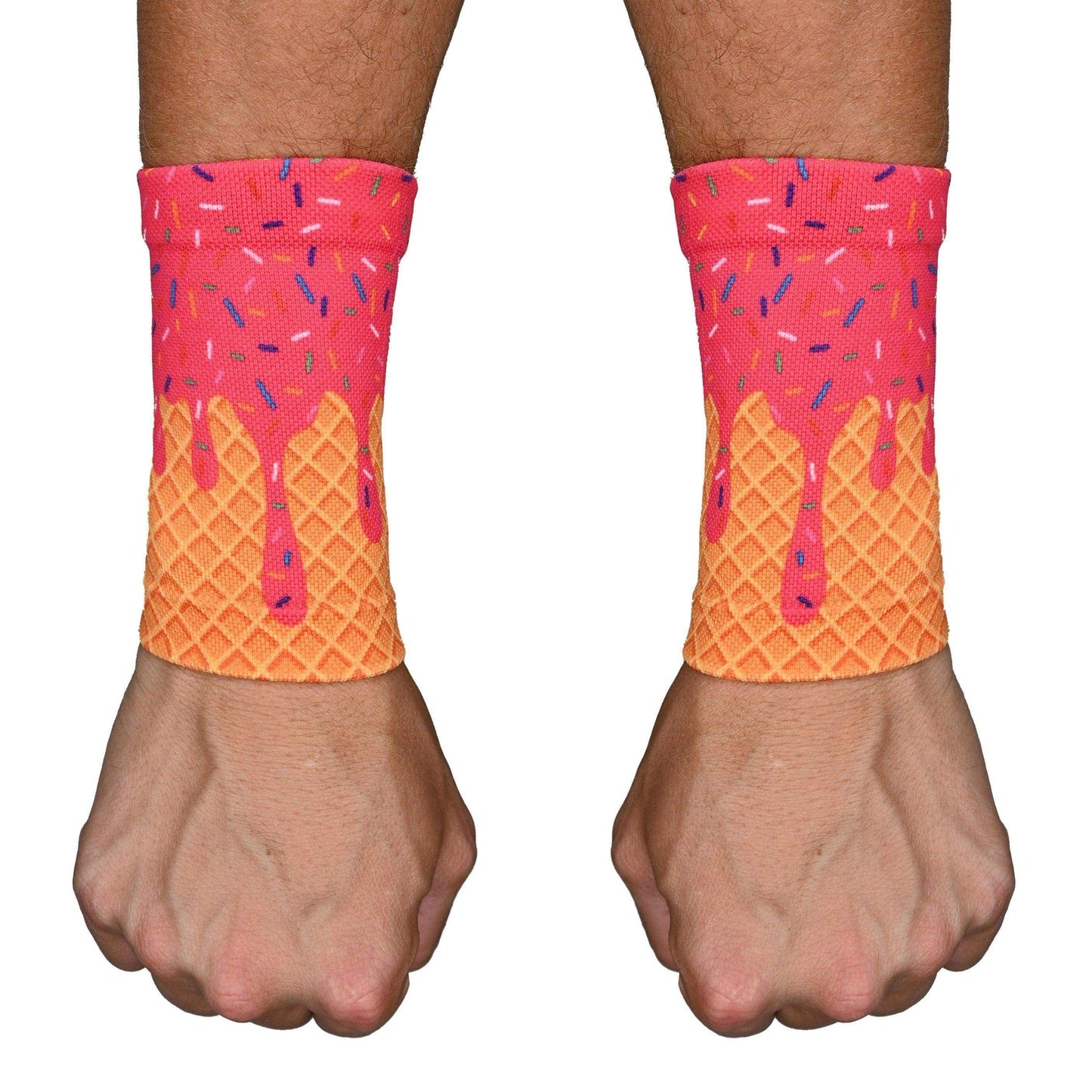 Pink Ice Cream Wrist Support Sleeves - Skoutley Outdoors LLC