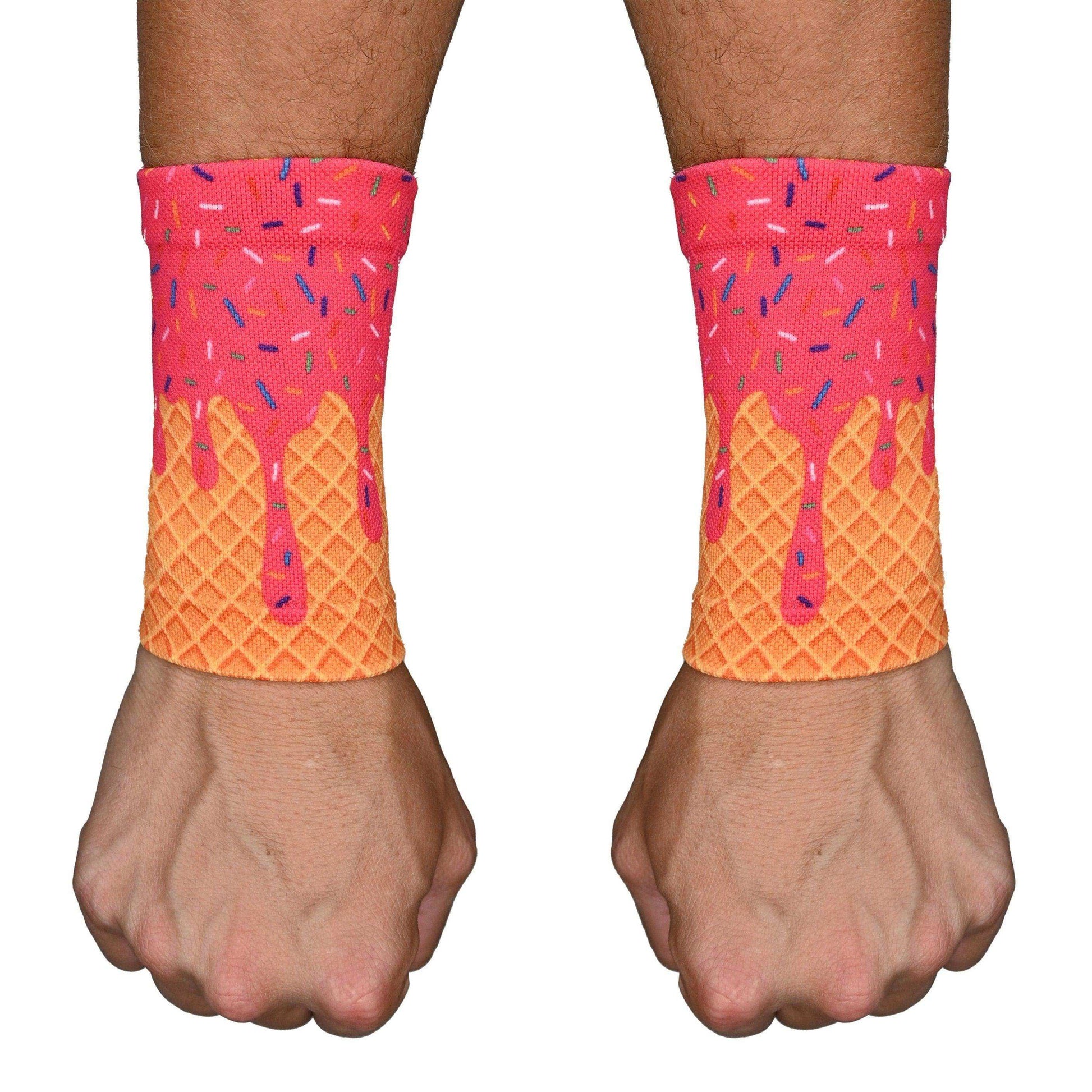 Pink Ice Cream Wrist Support Sleeves - Skoutley Outdoors LLC