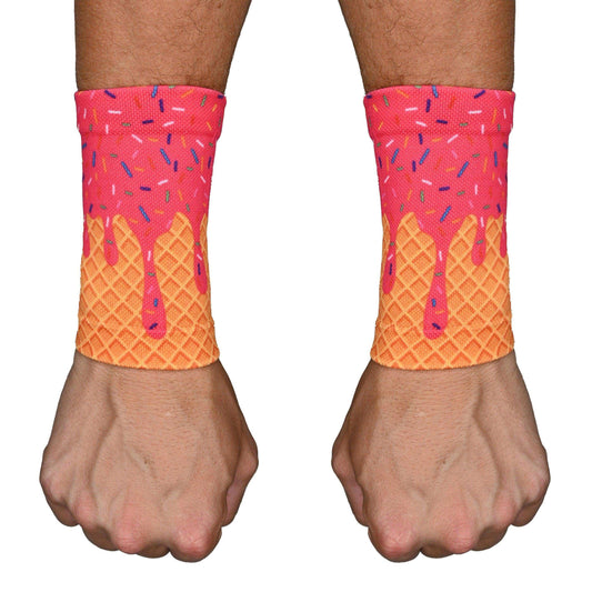 Pink Ice Cream Wrist Support Sleeves - Skoutley Outdoors LLC