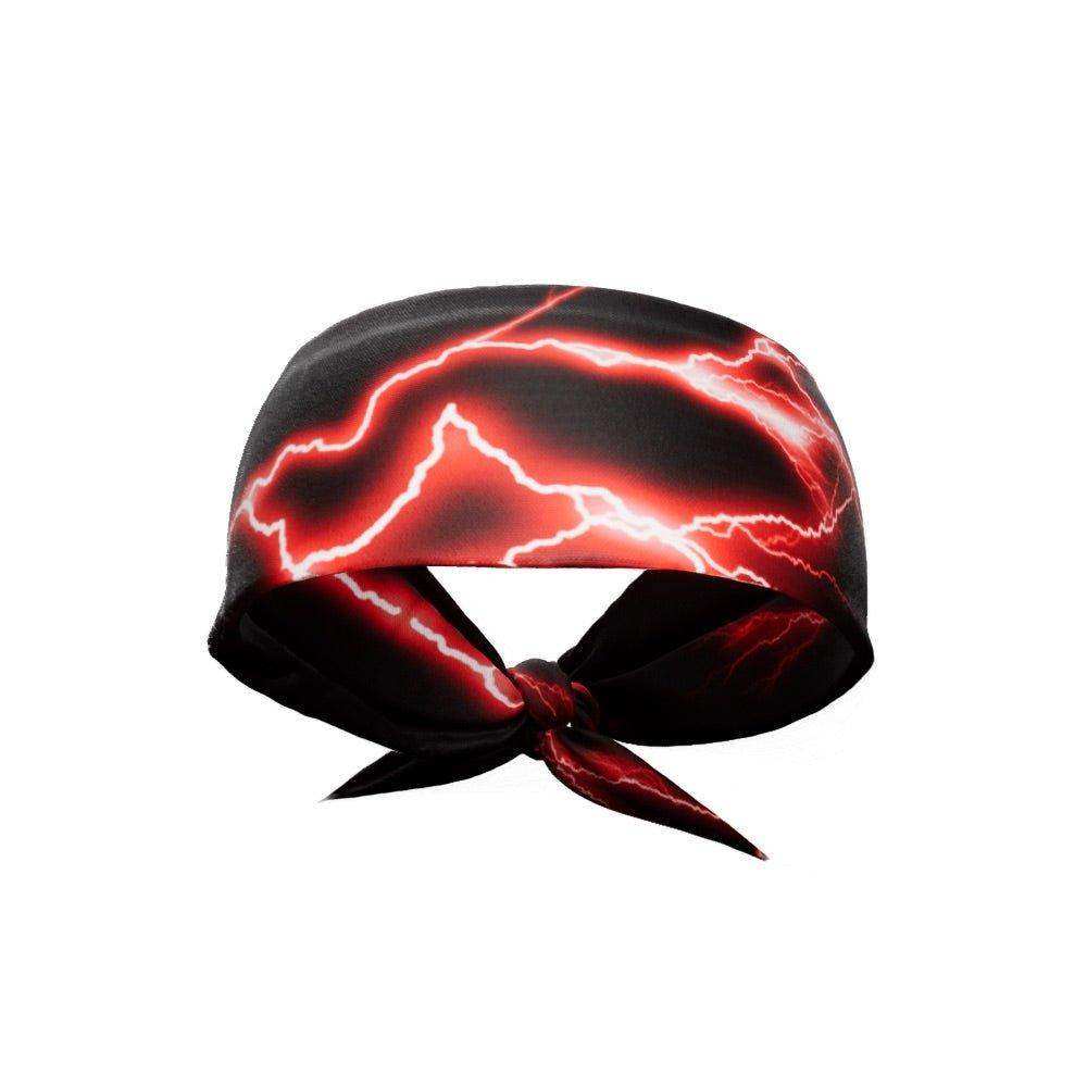 Red Lightning Tie Headband - Skoutley Outdoors LLC