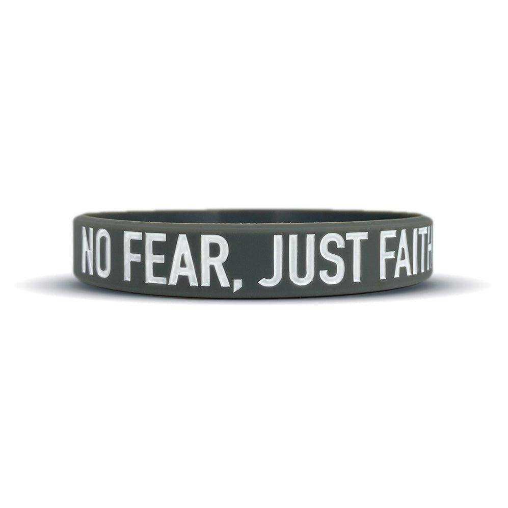 NO FEAR, JUST FAITH Wristband - Skoutley Outdoors LLC