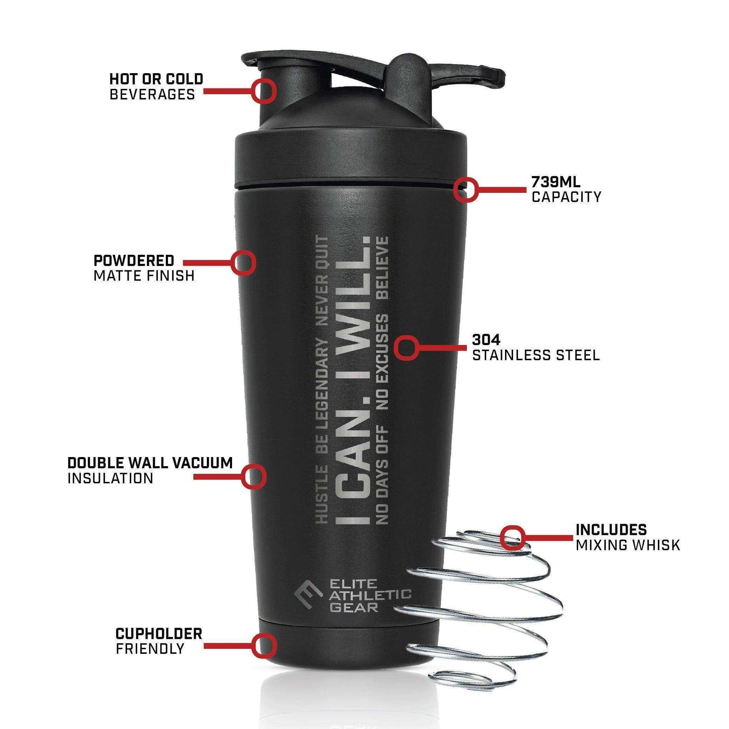 Motivational Shaker Cup - Skoutley Outdoors LLC